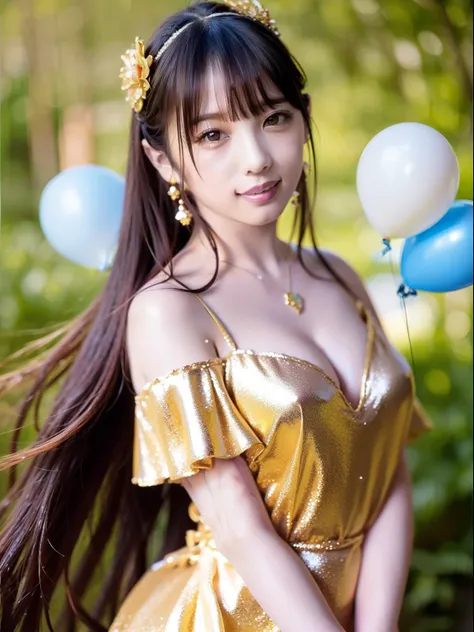 masutepiece, High resolution, 8K, anime woman, Delicate and detailed writing 、Detailed digital illustration、Very long hair and shiny、Bangs、a very beautiful woman、Eyes are double, Large, Bust is D cup、High image quality, High quality、Detailed background、(((...