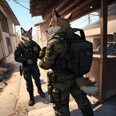 modern warfare、coyote、furry