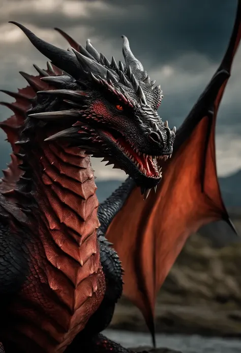 Big, strong, intinidating, Drogon dragon