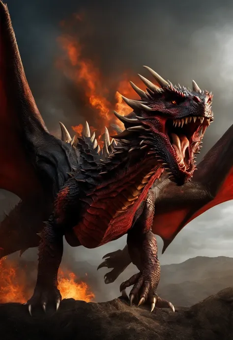 Big, strong, intinidating, Drogon dragon