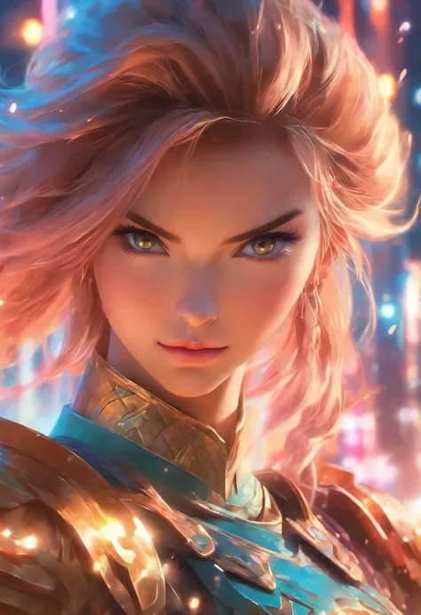 Close-up of a woman in armor, mittlere Nahaufnahme ( Mcu ), 8k Artgerm bokeh, Wojtek FUS, IG-Modell | Artgerm, Ross Tran 8 K, Von Ruan Jia und Stanley Artgerm, von Jason Chan, filmisch. von Leng Jun, von Yang J, Yanjun Chengt