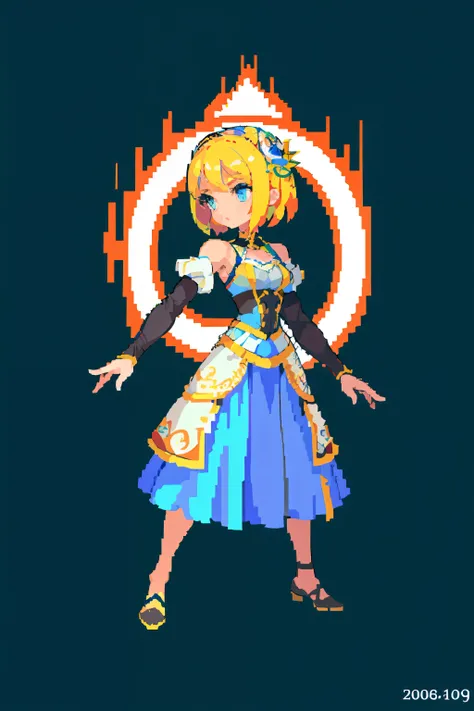 (masterpiece, top quality, best quality), pixel,pixel art,1girl,full body,