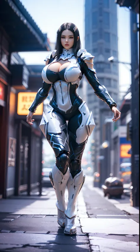 (3D REALISTIC), HUGE FAKE BOOBS, (BEAUTIFUL), (WHITE, BLACK), (BLACK HAIR), DRAGON SCALE ARMORED GEAR, FUTURISTIC DRAGON MECHA SUIT, (CLEAVAGE), (SKINTIGHT YOGA PANTS), (TALL LEGS), FRONT, (STANDING), SLENDER SEXY BODY, MUSCLE ABS, UHD, 8K, 1080P.