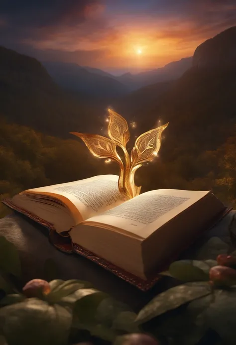 (Best quality,4K,8K,A high resolution,Masterpiece:1.2),Ultra-detailed,(Realistic,Photorealistic,photo-realistic:1.37),Open book, There is no content or text on the page，Enchanting magical symbol, mystical aura, Vibrant colors, Glowing runes, Ethereal atmos...