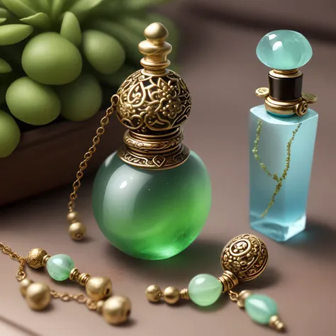 Jade perfume pendant creative design