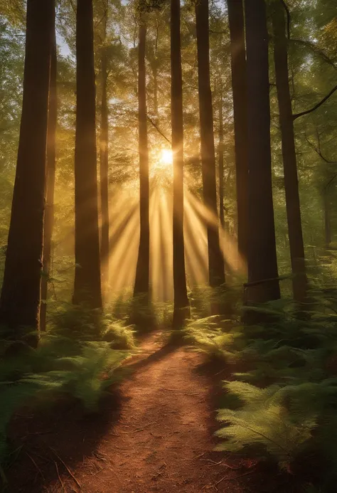 Imagine you are stepping into a cutting-edge Virtual Reality (VR) experience that transports you into the heart of untouched nature. As you put on the VR headset, you are instantly teleported to a tranquil forest at dawn. The first rays of the sun are gent...