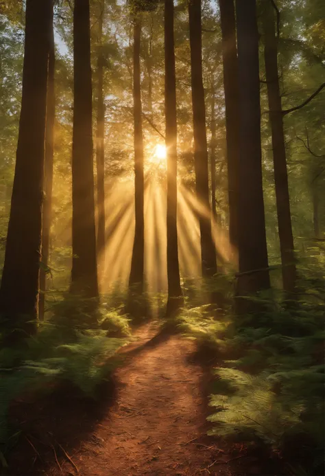 Imagine you are stepping into a cutting-edge Virtual Reality (VR) experience that transports you into the heart of untouched nature. As you put on the VR headset, you are instantly teleported to a tranquil forest at dawn. The first rays of the sun are gent...