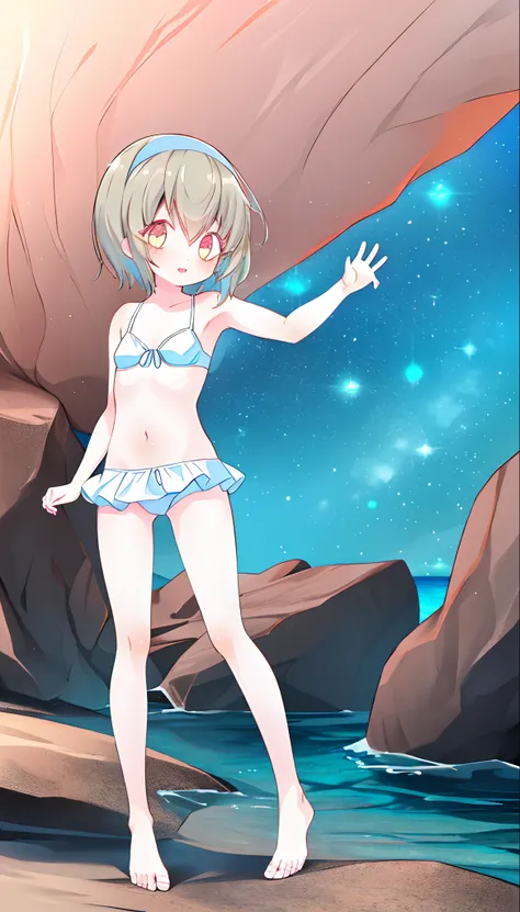 masterpiece, best quality,
pekoradef, 1girl, solo, looking at viewer, beach, clear sky, detailed face, detailed body, detailed eyes, glistering body, shiny body, skinny, high quality, white frilly bikini, flip flops, full body, :), standing, cute pose,