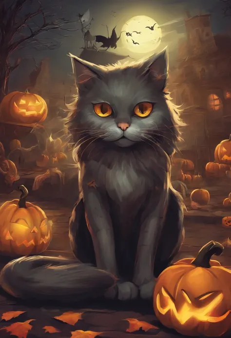 Cat Halloween Party