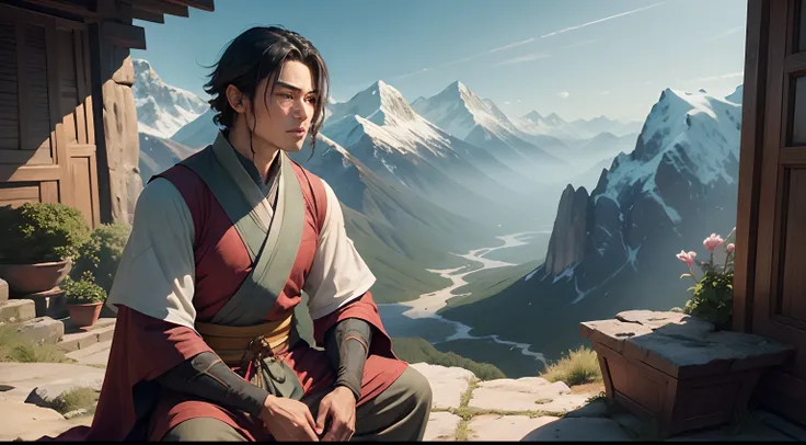 One day, Kieran decided to seek the guidance of the renowned Mountain Sage, Master Lao, who lived at the summit of the towering mountain.