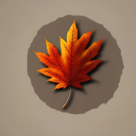 A maple leaf