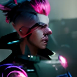 Change background cyberpunk handsome boy, realistic face, 8k, ultra realistic,