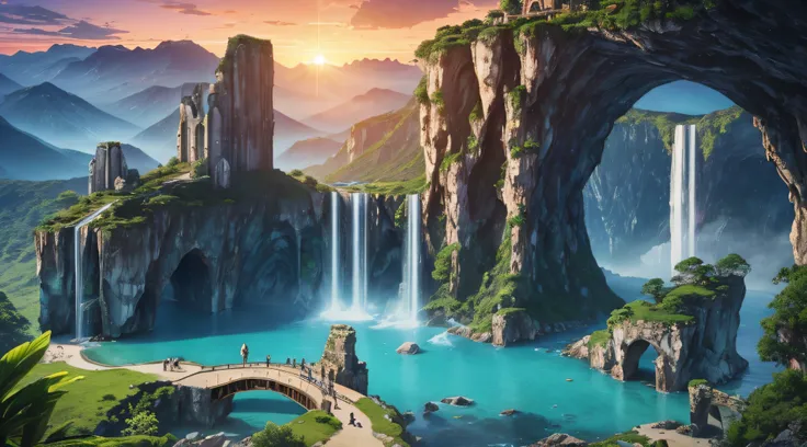 hidden continent,society,isolated,unique culture,diverse population,futuristic architecture,natural wonders,advanced technology,magical elements,lush vegetation,abundant wildlife,vibrant colors,mysterious atmosphere,peaceful coexistence,lack of modern comm...