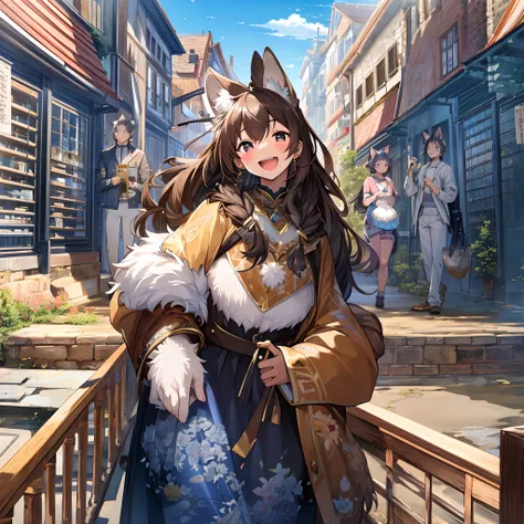 super high resolution, detailed background, World Heritage Site, 6+boys, 6+girls, Happy, joyful, absurdres(Photos of solo travelers)(kemono, furry anthro),