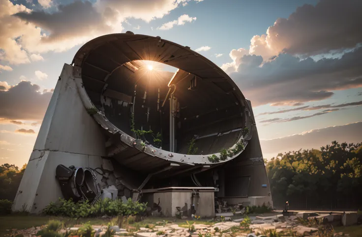 giant concrete acoustic mirror