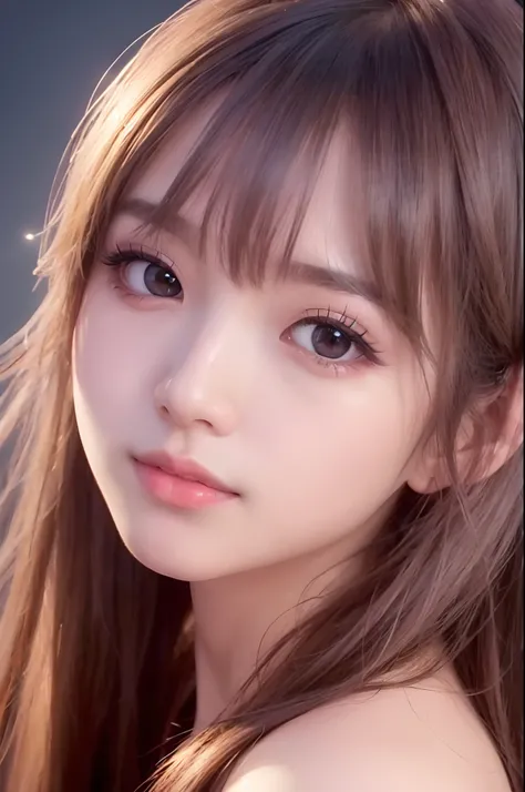 First half of the night、A city scape、A sly smile、The upper part of the body、a closeup、((8K, raw, Photorealistic: 1.25), (Lip gloss, Shiny hair、Glossy face, Glossy skin, Best Quality, Ultra High Resolution, depth of fields, chromatic abberation, Caustics, W...