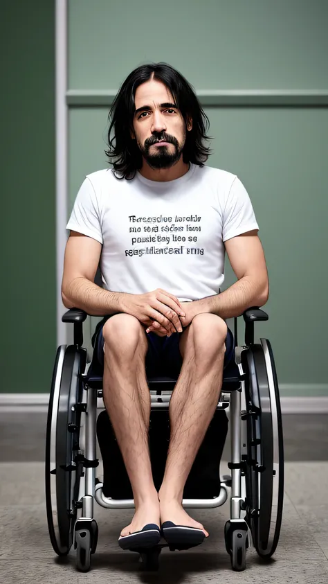 It is clear that the cover image should be highly realistic and focus on the depiction of people with specific disabilities:

Para o cadeirante: The legs should be depicted more finely to reflect the natural atrophy due to lack of use, enquanto os membros ...