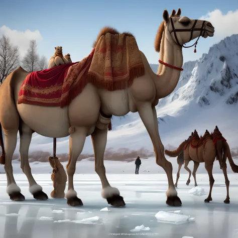 camel on ice