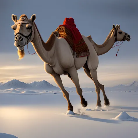 camel on ice