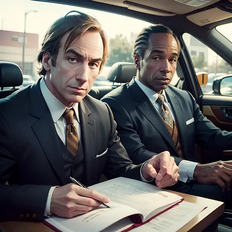 Saul Goodman with OJ Simpson