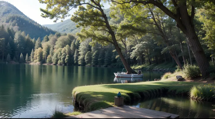 Autumn afternoon、Follow the path、When you arrive at the lakeside、There is space for camping。Feel the pleasant lakeside breeze、Unwind in nature。The tranquility of the lake surface and the trees々The whisper of becomes a pleasant BGM、Brings time to relax。​mas...