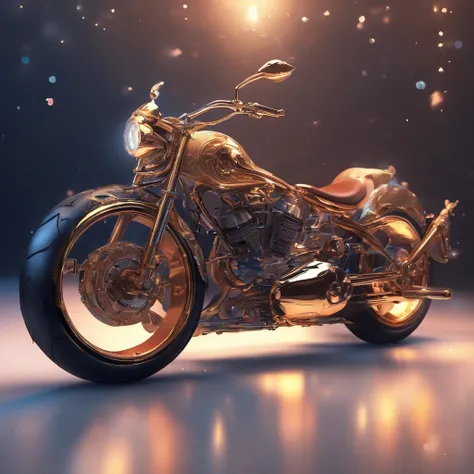 the motorcycle, ray tracing, UHD, award winning