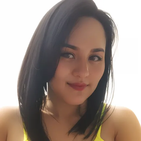 There is a woman with a yellow top and red lipstick, 30 years old woman, 3 0 years old woman, 2 8 years old, 2 7 years old, 2 9 years old, age 38, 3 2 years old, 3 6 years old, (age 38), headshot profile picture, profile image, professional profile picture