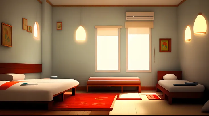 cartoon house room interior, poor house room interior, room , bad condition room interior, a Indian room a small room, Indian room interior , bright white lighting