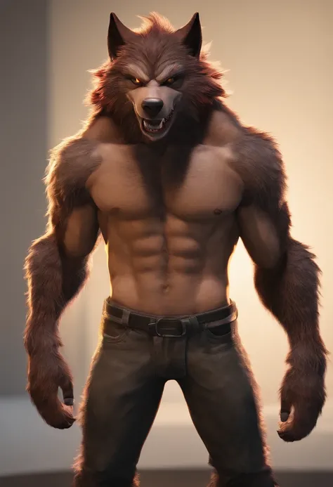 Handsome werewolf，furry