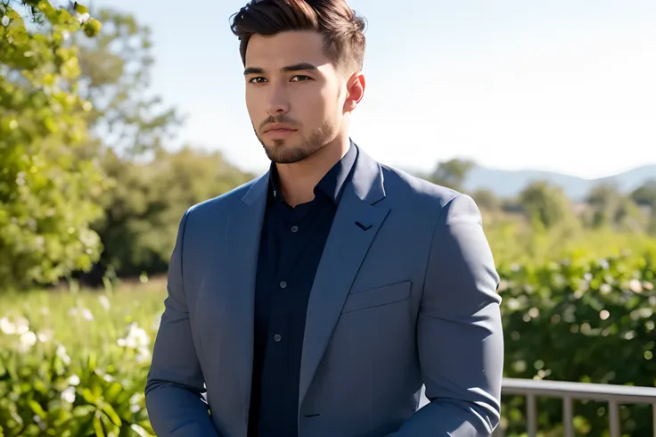 Man in business suit, A respectable man, black suit white shirt