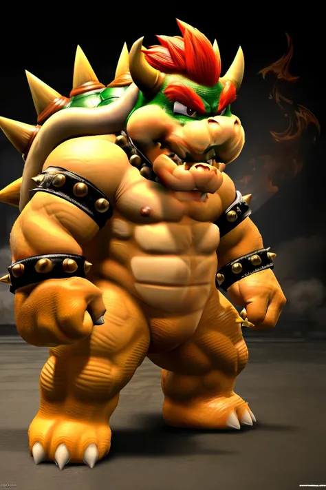 modelshoot style, (extremely detailed 8k wallpaper), bowser nude, Intricate, High Detail, dramatic