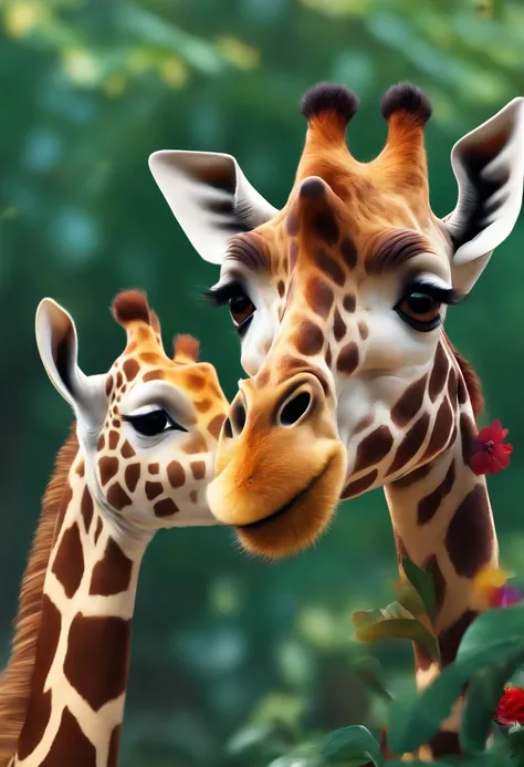 Giraffe、Disney-Pixar、a smile