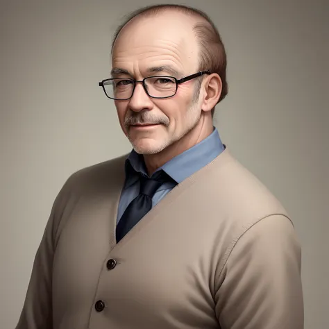 A man in his fifties with glasses and a little balding