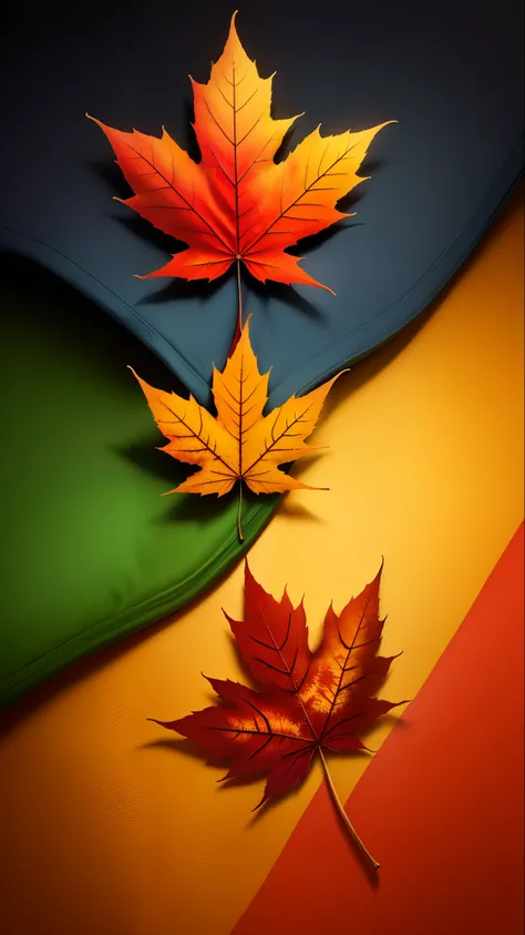 Flag of Kashmir, 🍁 maple leaf