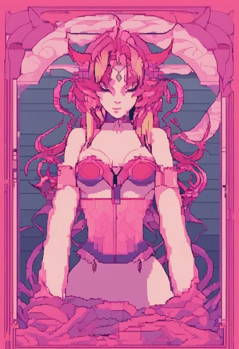 succubi、Seductive woman、Obscene lines、Pink kink lines、Tentacles of 