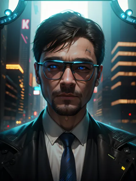 Cyberpunk dude super realistic face 8k super realistic