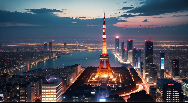 Tokyo Tower、Eye level、Faraway view、the whole