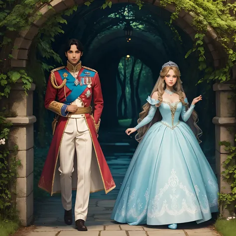 image of a prince and princess from fairy tales