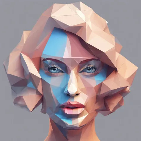 beautiful woman, Ultrahead, Surreal style, detailed face