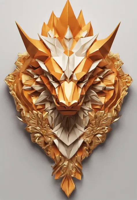 Set medallion with closeup of metal faucet with crown，Close-up of dragon head，Estilo de Arte Hearthstone, arte estilo hearthstone, Arte conceitual de Hearthstone, Arte conceitual do jogo Riot, Estilo de League of Legends, iconic character splash art, Coroa...