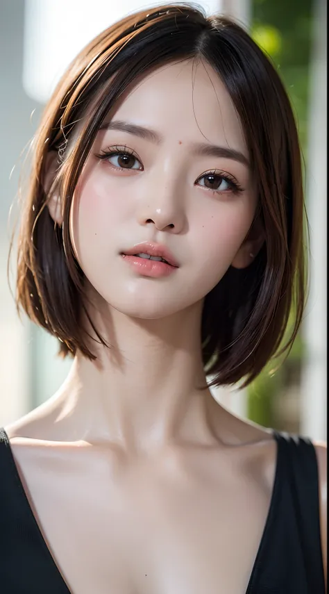 (chiayi:1.5), close up, masterpiece, best quality, raw photo, photorealistic, face, incredibly absurdres, beautiful girl, cute, short hair, depth of field, highres, ultra-detailed, finely detail, extremely detailed, extremely detailed eyes and face, sharp ...