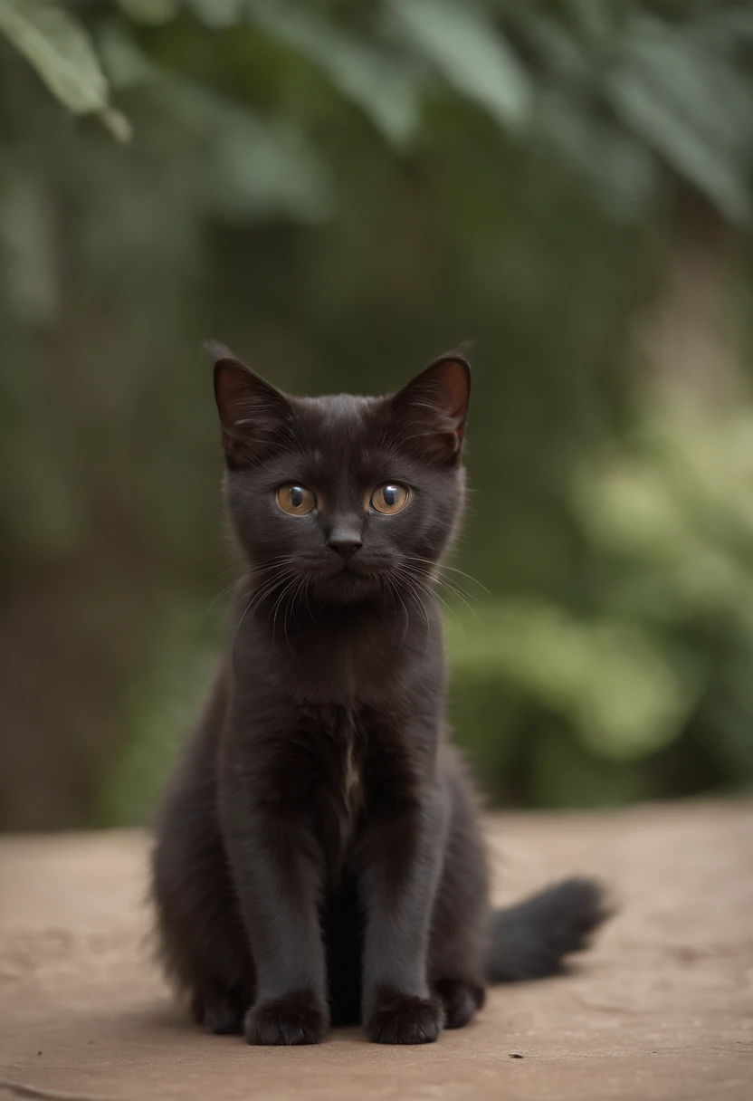 menina preta dos desenhos animados vestido como uma gata, gata persa, gata, (gata), menina treinador do gatos, gata grande, Mulher negra, arte conceitual da gata da estrutura humana, 3 d gata, full-colour illustration, Chibi, gata feliz.