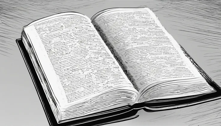 An open Bible