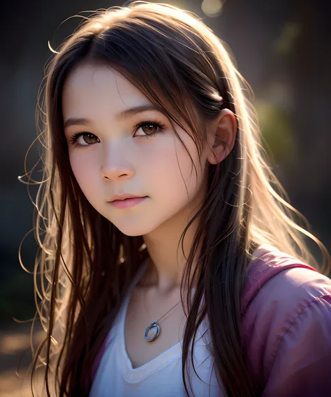 close-up, linda garota, physical rendering photo of a 14-year-old girl , cachos, sardas, desabotoado, blusa branca, transparente...