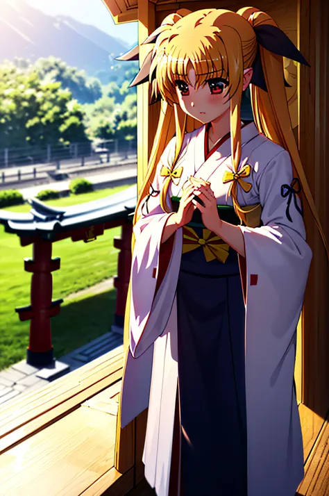 Life activities, 1girl in, ((shrines:1.5)), ((strong breeze)),(masutepiece:1.2), Best Quality,Best Beautiful Girl, High resolution, Unity 8k壁纸, (Illustration:0.8), Perfect Lighting, extremely details CG, (Perfect hands, Perfect Anatomy),model poses,Eyes op...