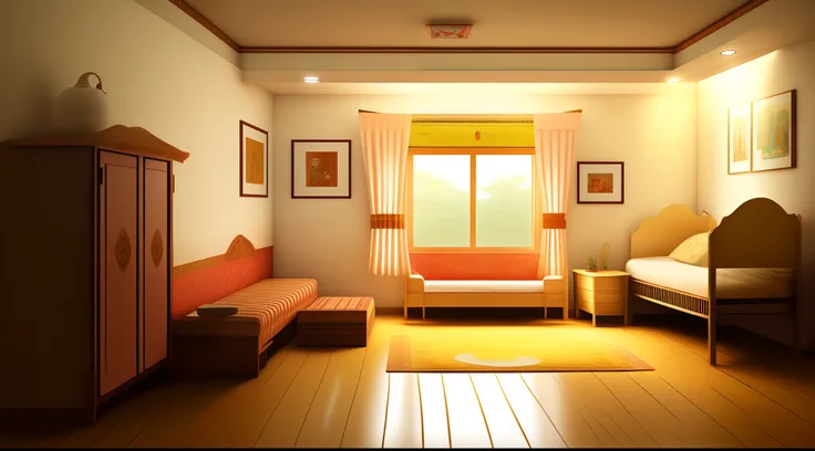 cartoon house room interior, poor house room interior, room , bad condition room interior, a Indian room a small room, Indian room interior bright white lighting