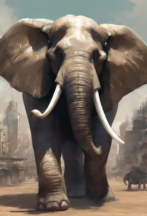 NSFW, ANTHROPHOMORPIC ELEPHANT, HUGE, MUSCULAR, HEAVY, STRONG, HUGE BALLS, HUGE ELEPHANT , HUGE ELEPHANT, , CUM KAIJU