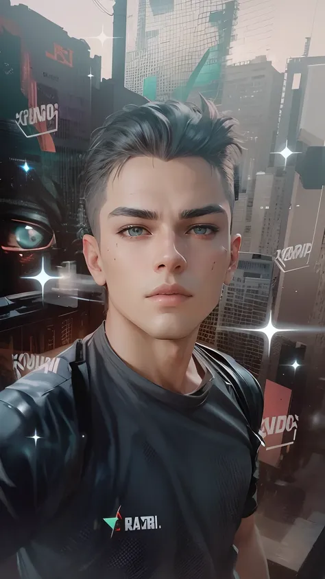 Change background cyberpunk handsome boy , realistic face, ,8k, ultra realistic