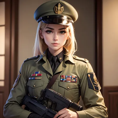 A good looking armi officer