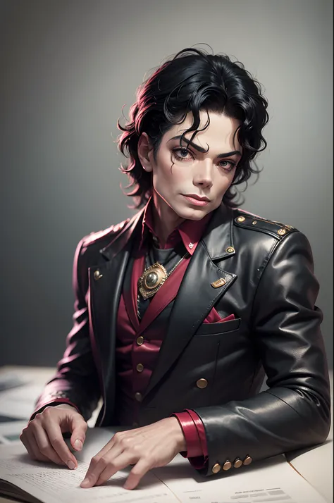 Michael Jackson with 80 years, stylize image, quality UHD, realistic style, photographi style, [camera AR7 -- 1:1 size 1:1 ] --auto --s2